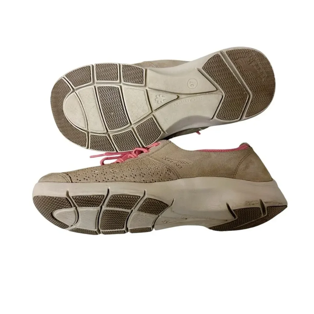 Dansko ‘Elise’ Suede Comfort Walking Shoes Oxford Sneaker